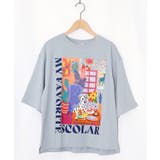 スカラールーム柄Tシャツ | ScoLar | 詳細画像10