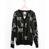 ネコスカラーUVジャガードカーディガン | ScoLar | 詳細画像15 