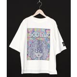 オフホワイト | ピクセルアートスカラーちゃんTシャツ | ScoLar