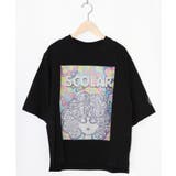 ブラック | ピクセルアートスカラーちゃんTシャツ | ScoLar