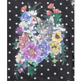 ドットチュール重ね花ネコ柄Tシャツ | ScoLar | 詳細画像11