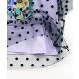 ドットチュール重ね花ネコ柄Tシャツ | ScoLar | 詳細画像17