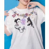 天日干しアニマルぬい刺繍Tシャツ | ScoLar | 詳細画像5 