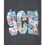 カラフルポップ柄ローズジャガードTシャツ | ScoLar | 詳細画像9
