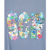カラフルポップ柄ローズジャガードTシャツ | ScoLar | 詳細画像10