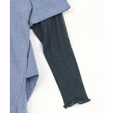 ソフトチュール×花ネコ柄 レイヤード風プルオーバー | ScoLar | 詳細画像8