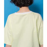 花ネコピクニック柄配色Tシャツ | ScoLar | 詳細画像7