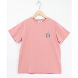 ピンク | スカラーちゃんポーチ付き3柄展開キャラ刺繍Tシャツ | ScoLar