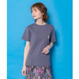 パープル | スカラーちゃんポーチ付き3柄展開キャラ刺繍Tシャツ | ScoLar