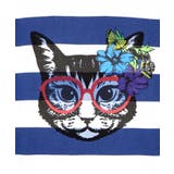 グラサンネコちゃんボーダープルオーバー | ScoLar | 詳細画像3