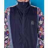 花ネコ柄ジャージ×デニム 異素材切替ブルゾン | ScoLar | 詳細画像9