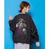 じゃらじゃらスカラーキーホルダー刺繍ブルゾン | ScoLar | 詳細画像4