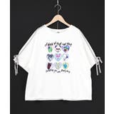 オフホワイト | 額縁わんちゃんベロアテープ付きTシャツ | ScoLar