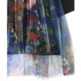 キノコの惑星柄チュール切替プルオーバー | ScoLar | 詳細画像14