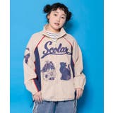 アイボリー | スカラーちゃん×ネコ レーシング風ブルゾン | ScoLar