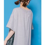 花ネコピクニック柄 天竺×レースワンピース | ScoLar | 詳細画像6