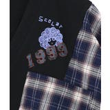 レトロ柄チェック切替カーディガン | ScoLar | 詳細画像16