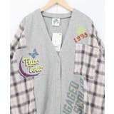 レトロ柄チェック切替カーディガン | ScoLar | 詳細画像17