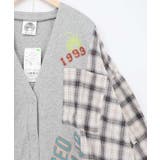 レトロ柄チェック切替カーディガン | ScoLar | 詳細画像18