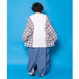 レトロ柄チェック切替カーディガン | ScoLar | 詳細画像5