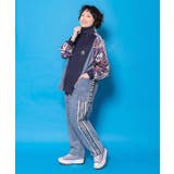 蝶ラインテープ付きデニムパンツ | ScoLar | 詳細画像3