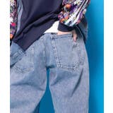 蝶ラインテープ付きデニムパンツ | ScoLar | 詳細画像7