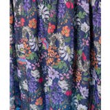 花ネコ柄シアー素材ティアードシャツワンピ | ScoLar | 詳細画像8