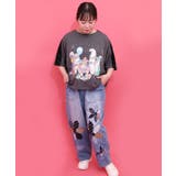 パッチワークお花アップリケデニムパンツ | ScoLar | 詳細画像9 
