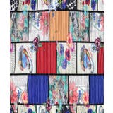 アートコラージュ柄プリーツ切替 接触冷感プルオーバー | ScoLar | 詳細画像13 