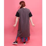 取り外し可能サコッシュ付き ポップ柄配色ワンピース | ScoLar | 詳細画像11 