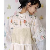 ストライプorチェック パンダ刺繍キャミワンピース | ScoLar | 詳細画像10