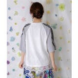 花チュールレース重ねユニフォーム風Tシャツ | ScoLar | 詳細画像4
