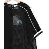 メッシュ×花柄レース 異素材Tシャツ | ScoLar | 詳細画像14