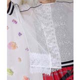 メッシュ×花柄レース 異素材Tシャツ | ScoLar | 詳細画像6