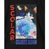 ネコ宇宙柄 チュール重ねTシャツ | ScoLar | 詳細画像8