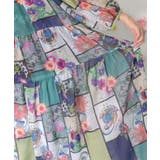 アートコラージュ柄 シャツワンピース | ScoLar | 詳細画像7