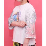 花ネコ袖柄切替 フクミン・モケの宇宙大冒険プルオーバー | ScoLar | 詳細画像5