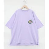 ポップレトロ調 ワッペン風バック刺繍アップリケTシャツ | ScoLar | 詳細画像11 
