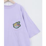 ポップレトロ調 ワッペン風バック刺繍アップリケTシャツ | ScoLar | 詳細画像14 