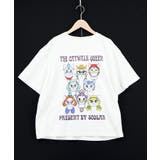 オフホワイト | キャットウォーククイーン柄Tシャツ | ScoLar
