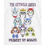 キャットウォーククイーン柄Tシャツ | ScoLar | 詳細画像5