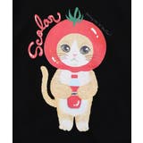 トマトにゃんこ柄プリントTシャツ | ScoLar | 詳細画像10
