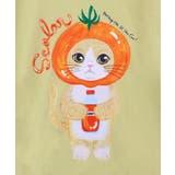 トマトにゃんこ柄プリントTシャツ | ScoLar | 詳細画像12