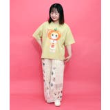 トマトにゃんこ柄プリントTシャツ | ScoLar | 詳細画像1