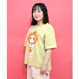 トマトにゃんこ柄プリントTシャツ | ScoLar | 詳細画像2