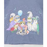 仮面舞踏会のネコ柄 ドルマンスリーブTシャツ | ScoLar | 詳細画像12 