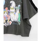 仮面舞踏会のネコ柄 ドルマンスリーブTシャツ | ScoLar | 詳細画像16 