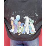 仮面舞踏会のネコ柄 ドルマンスリーブTシャツ | ScoLar | 詳細画像5 