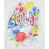 花ネコ発泡プリント ローズジャガードTシャツ | ScoLar | 詳細画像7 