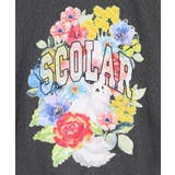 花ネコ発泡プリント ローズジャガードTシャツ | ScoLar | 詳細画像8 